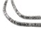 The Bead Chest Faceted Antique Silver Triangle Heishi Beads (4mm)